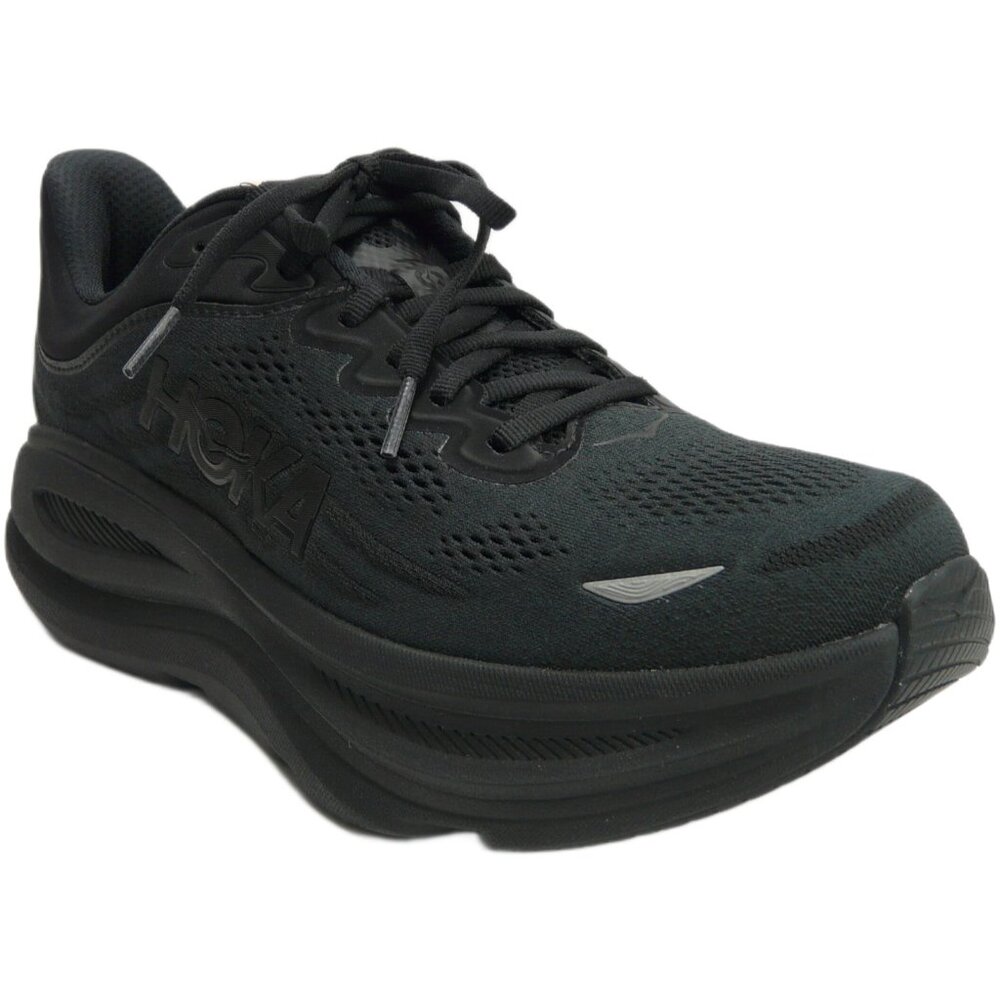 Hoka One One  Men's Bondi 9 Sneaker, Black/Black US 10.5